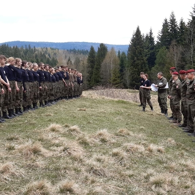 Obraz przedstawiający Obóz klas wojskowych